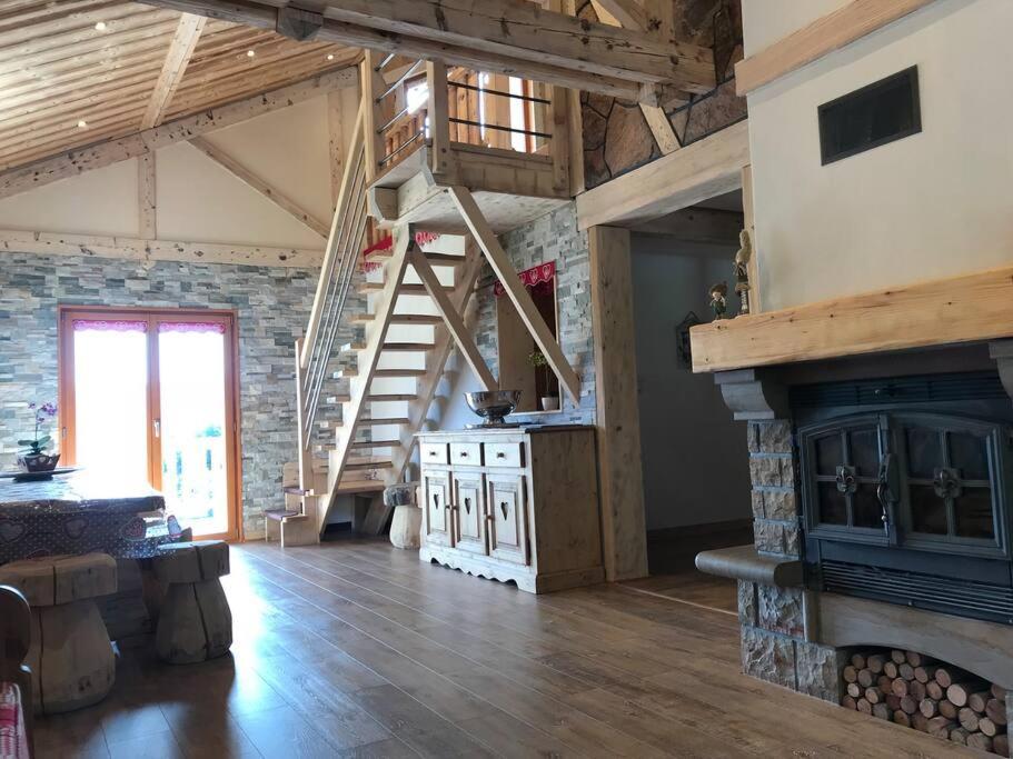 Chalet Spa Le Diamant Nathalie Mn La Rouge La Bresse Exteriör bild