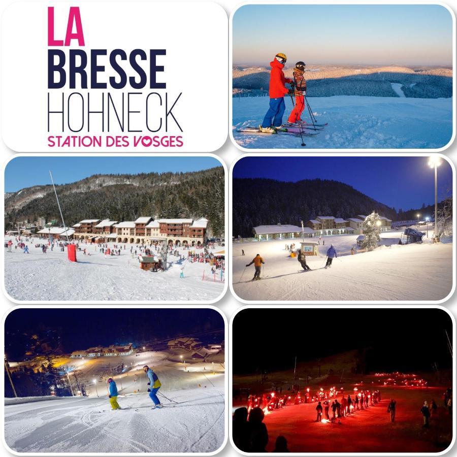 Chalet Spa Le Diamant Nathalie Mn La Rouge La Bresse Exteriör bild